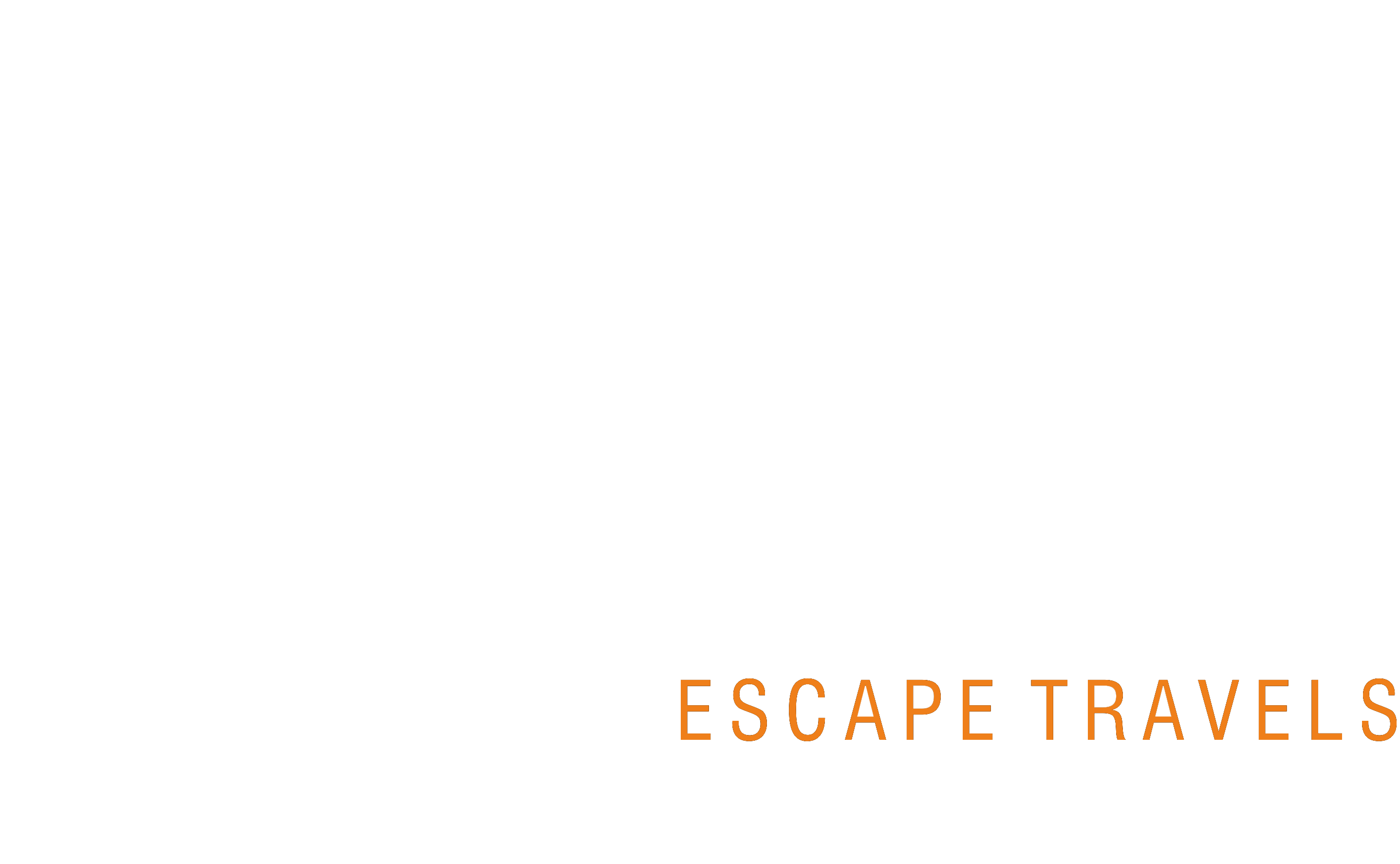 royal escape travels white logo